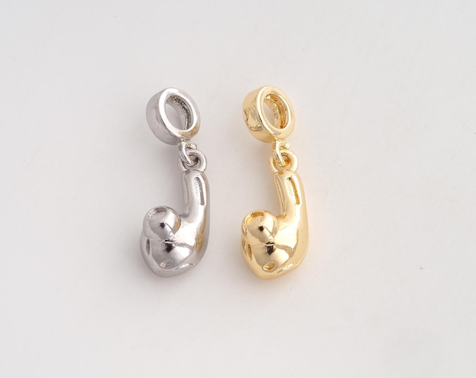 18K Gold Filled Headphone Charm,Dainty Headphone Pendant,Headphone Pendant ,DIY Jewelry Supplies,24.5x8.7x7.3mm
