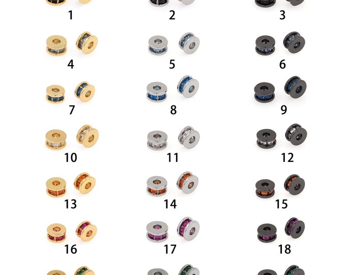 18K Gold Filled Round Beads ,Round Beads,Gold Round Beads,Spacer Beads, DIY Gold Jewelry Making
