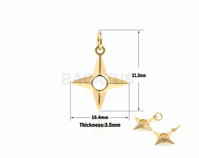 1PCS Gold-Plated Dart Necklace, Sports Charm, Sports Pendant, Gold-Plated Dart, Suitable For Jewelry Making Supplies 21.3×15.4×3.5mm