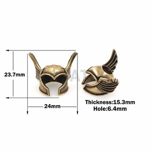 Antique Brass Angel Helmet，helmet beads,antique helmet,helmet spacer beads,helmet charm 1pcs