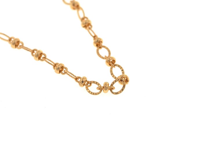 1 Meter,Layered Chain, Semi-Finished Necklace,18K Gold Filled Oval Chain,Welded Chain,DIY Making Accessories,6x4.3x0.4mm