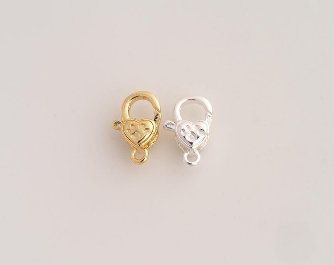 Gold Lobster Clasp,18K Gold Filled Spring Clasp,Claw Clasp,DIY Jewelry Supplies,12.6x8.2x4mm