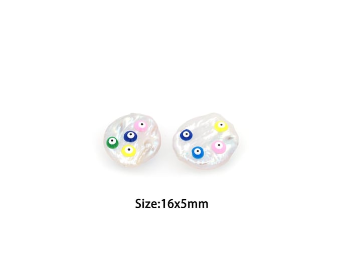 Platinum Devil Eye Beads,Platinum Eye Beads,Dainty Round Beads,Spacer Beads, DIY Gold Jewelry Making