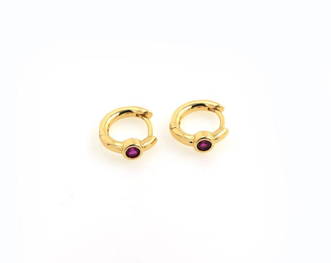 Party Wear Jewelry Gifts 18K Gold Filling Exquisitely Handmade,Diamond Double Row Trolley Stud Earrings,Double Row Zircon ,12.3x10.7x3.8mm
