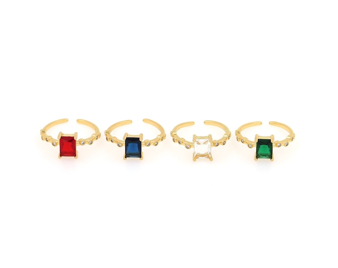 18K Gold Filled Square Ring,Gold Dainty Square Ring,Minimalist Ring,Gift for Her