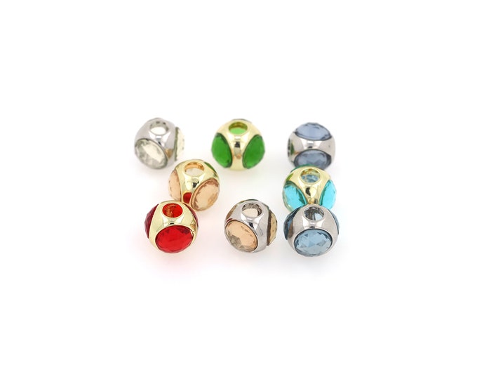 18K Gold Filling Ball Beads,Gold Dainty Ball Beads,DIY Bracelet Necklace Earrings Jewelry Making