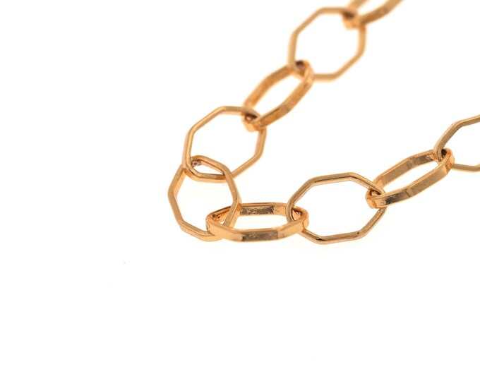 1 Meter,Layered Chain, Semi-Finished Necklace,18K Gold Filled Round Chain,Welded Chain,DIY Making Accessories,10.5x6.7x1.2mm