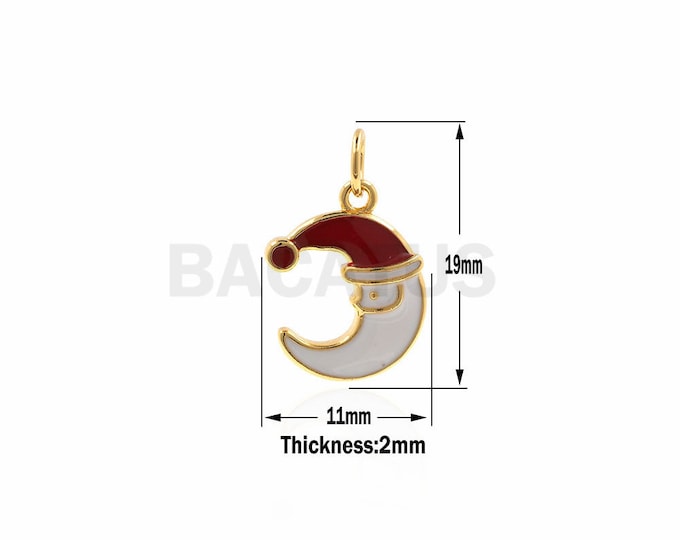 Father Christmas stocking collection,christmas charms,santa claus charms for DIY Findings 11x19x2mm 1PCS