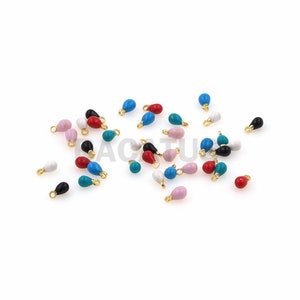 1pcs 18K drop-shaped pendant,  Drop pendant,drop necklace, drop bracelet, drop pendant, drop earrings
