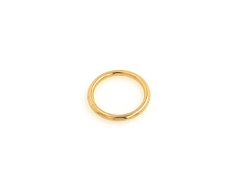 10個 18K ゴールドフィルド ラウンドスペーサービーズ ゴールドラウンドビーズ ラウンドビーズ DIY ブレスレット ネックレス イヤリング ジュエリーメイキング 21x2.1 mm