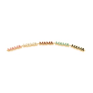 18K Gold Filled Letter Connector,Gold Dainty Letter Connector,Simple Connector Bracelet Necklace for DIY Jewelry Making Supply