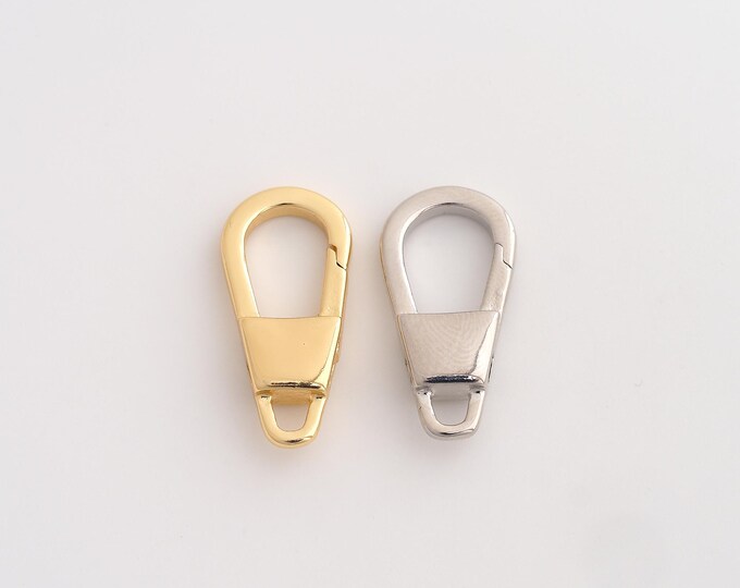 Push Door Clasp,18K Gold Filled Spring Clasp,Snap Clasp,DIY Jewelry Supplies,25.4x12.2x4.5mm