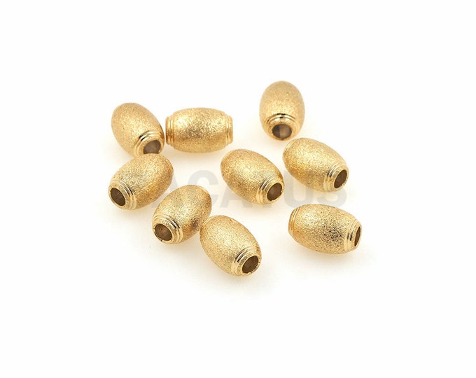 Brushed barrel beads, DIY jewelry bracelet necklace accessories, barrel spacer beads, brass barrel beads 1pcs