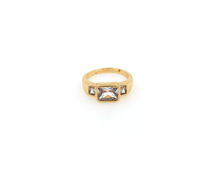 18K Gold Filled Round Ring,Gold Dainty Round Ring,Simple Ring,Gift for Her