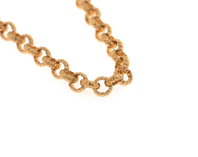 1 meter Welded Chain, 18K Gold Filled Round Chain, Gold Rectangular Chain, Gold brass Chain, Suitable For Jewelry Making Supplies,5.8x1.9mm