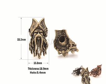 1PCS  Antique style David Jones Beads, David Jones Jewelry, David Jones Charm 33.2x15.8x18.9mm Hole 5.4mm