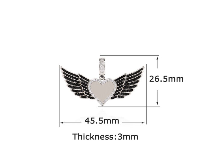 18K Gold Filled Heart Pendant,Gold Dainty Heart Charms,Simple pendant Bracelet Necklace for DIY Jewelry Making Supply