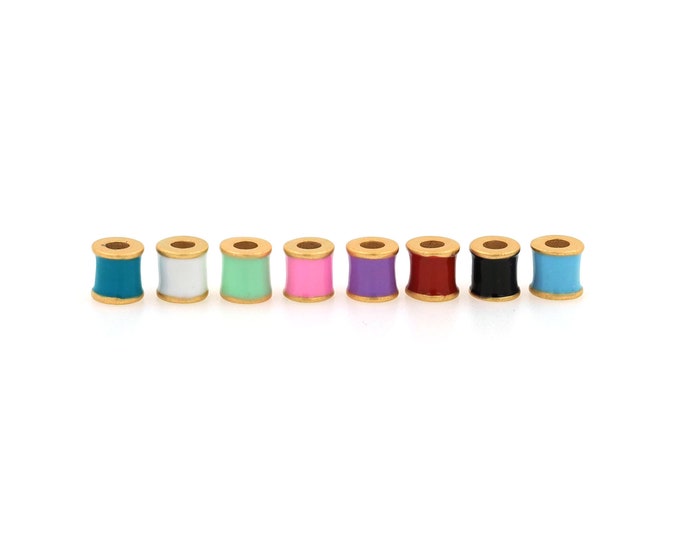 18K Gold Filled Tube Beads,Tube Beads,Gold Tube Beads,DIY Bracelet Necklace Earrings Jewelry Making