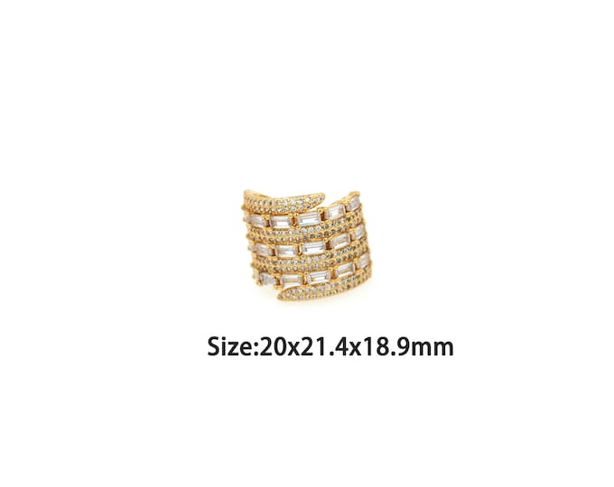 18K Gold Filled Wide Ring,Gold Dainty Wide Ring,Open Ring,Minimalist Ring,Gift for Her
