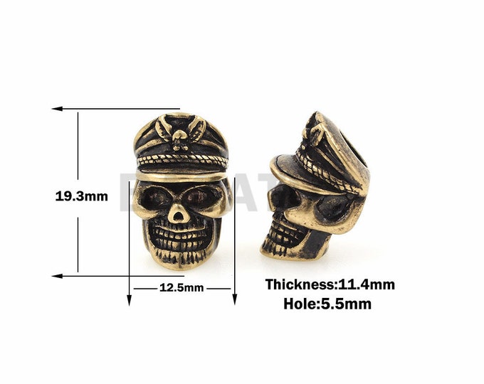 Lanyard EDC beads, pirate beads, pirate pendants, pirate jewelry, pirate jewelry 19.3x12.5x11.4mm