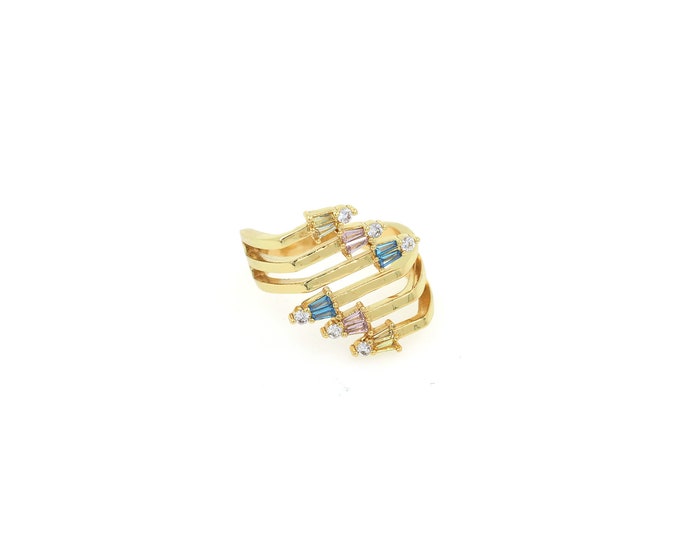 18K Gold Filled Line Ring,Gold Dainty Round Ring,Minimalist Ring,Gift for Her