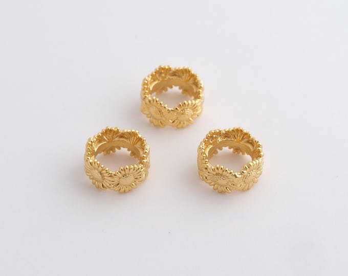 1 pcs 18K Gold Filled Tube Beads,Gold Tube Beads,DIY Bracelet Necklace Earrings Jewelry Making,9.5x5.3mm