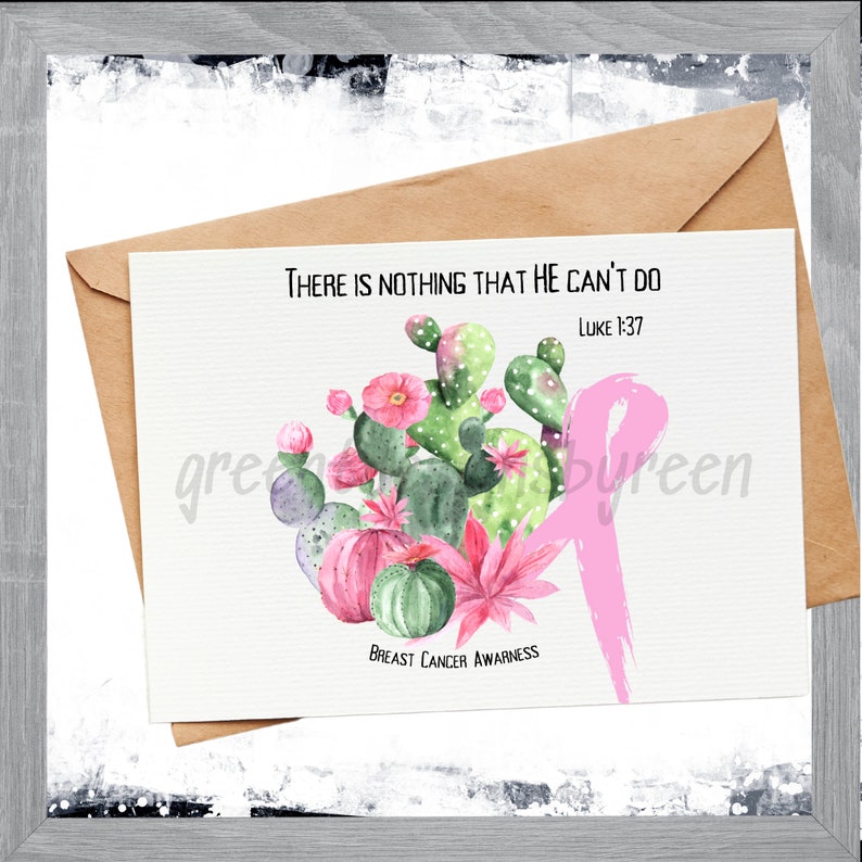 Breast Cancer Cactus Png Sublimation Design Breast Cancer Etsy