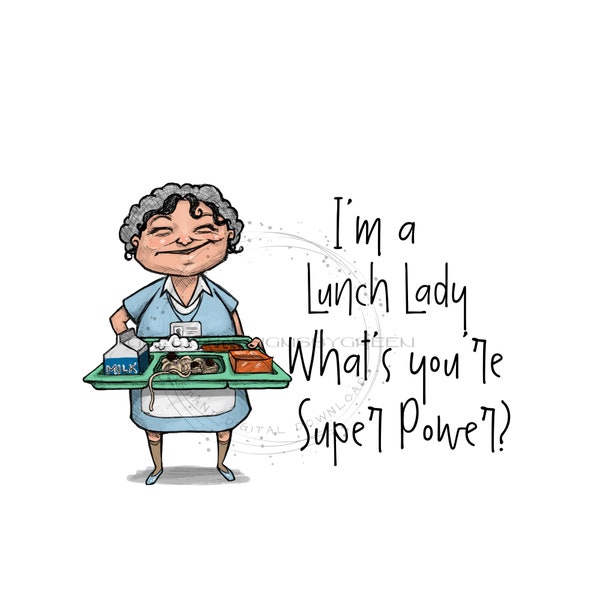 Lunch Lady Clipart - Etsy