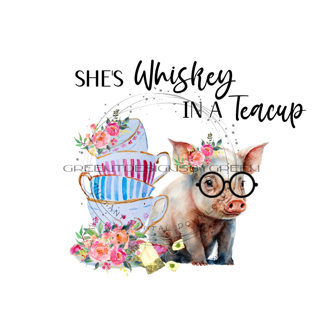 Pig With Teacup, she