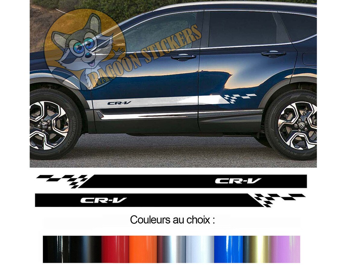 2 X Rocker Panel Door Side Stripes for HONDA CRV Decal Etsy