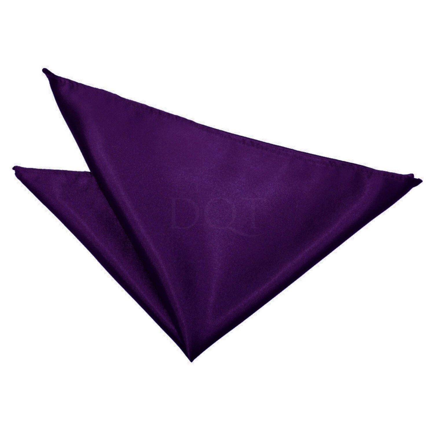 Vintage Purple Hermes Sulfures Silk Pocket Square With Original