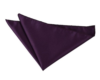 Solid Check Handkerchief Pocket Square, Wedding Party, Hanky Gift, Wedding Handkerchief