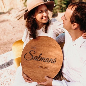 Wedding Welcome Sign - Wedding Guest Book Alternative - Family Name Sign - Rustic Wedding Decor - Wedding Anniversary Gift - Guestbook Sign