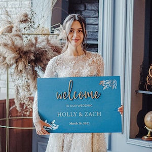 Wedding Welcome Sign Welcome to our Beginning Sign Minimalist Wedding Décor Welcome Engagement Party Sign Baby Shower Welcome Sign Niagara