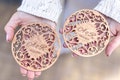 Personalized Wood Coasters: Rustic Wedding Favors for Guests product logo