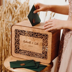 1 Juego De Cajas De Madera Para Tarjetas De Boda Con Candado Y Letrero Para  Tarjetas, Caja De Tarjetas Para Boda, Caja De Boda Rústica Para Tarjetas Y