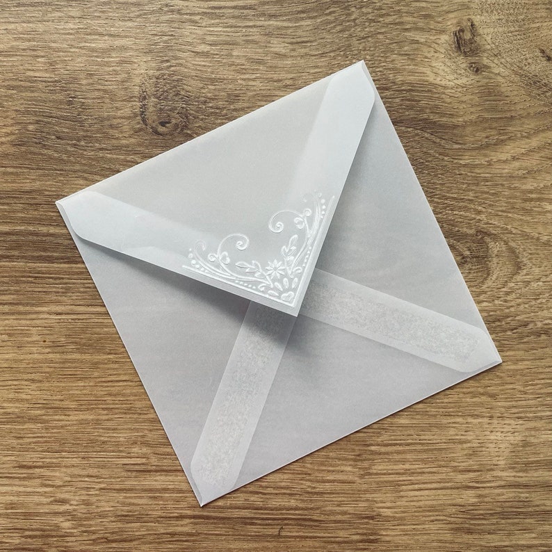 Enveloppes pour dessous de verre de mariage, ajoutez-les pour emballer vos cadeaux de mariage pour les invités image 8