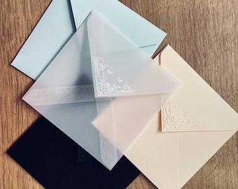 Enveloppes pour dessous de verre de mariage, ajoutez-les pour emballer vos cadeaux de mariage pour les invités