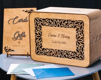 GUE Boîte à Cartes De Mariage Avec Clés Boîte à Monnaie DIY Pour Fête D