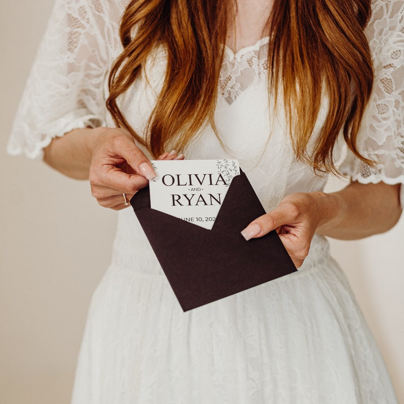 Enveloppes pour dessous de verre de mariage, ajoutez-les pour emballer vos cadeaux de mariage pour les invités image 10