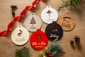 Personalized Wooden Christmas Ornament: Bulk Holiday Decor, Coworker Corporate Gifts, Name Tags product logo