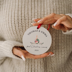 Personalized Christmas Ornaments: Wooden Baubles, Custom Family Keepsake