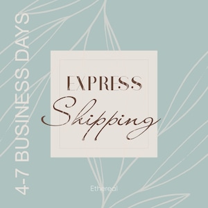 Express shipping - wedding arch 6-8 business days DHL