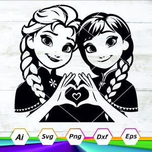 FROZEN SVG, Elsa Svg-Dateien für Cricut, Gefrorene Clipart, Prinzessin geschnitten, Olaf Sofortig Download, Olaf Sofortig Download, Cricut Svg Png Dxf