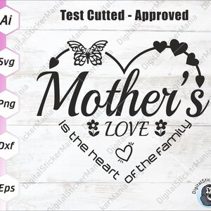 Die Liebe einer Mutter ist das Herz der Familie