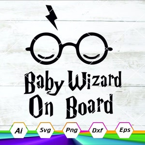 Baby On Board Svg, naklejka Baby on board, naklejka Baby on board, znak Baby car Svg, plik do cięcia Silhouette Cricut, Svg, PNG, Eps, Dxf, Ai
