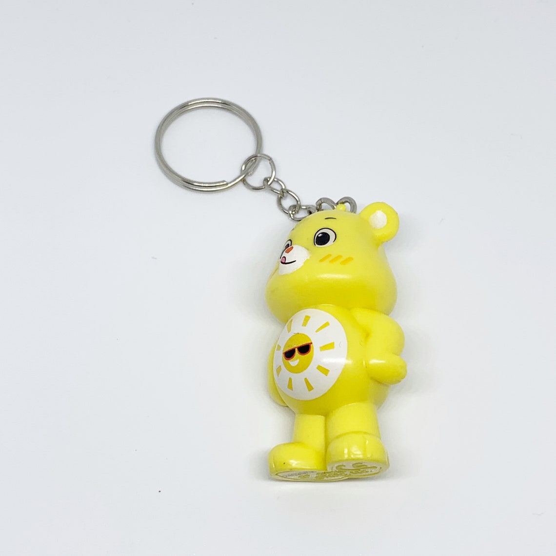Care Bears Funshine Bear Keychain Etsy