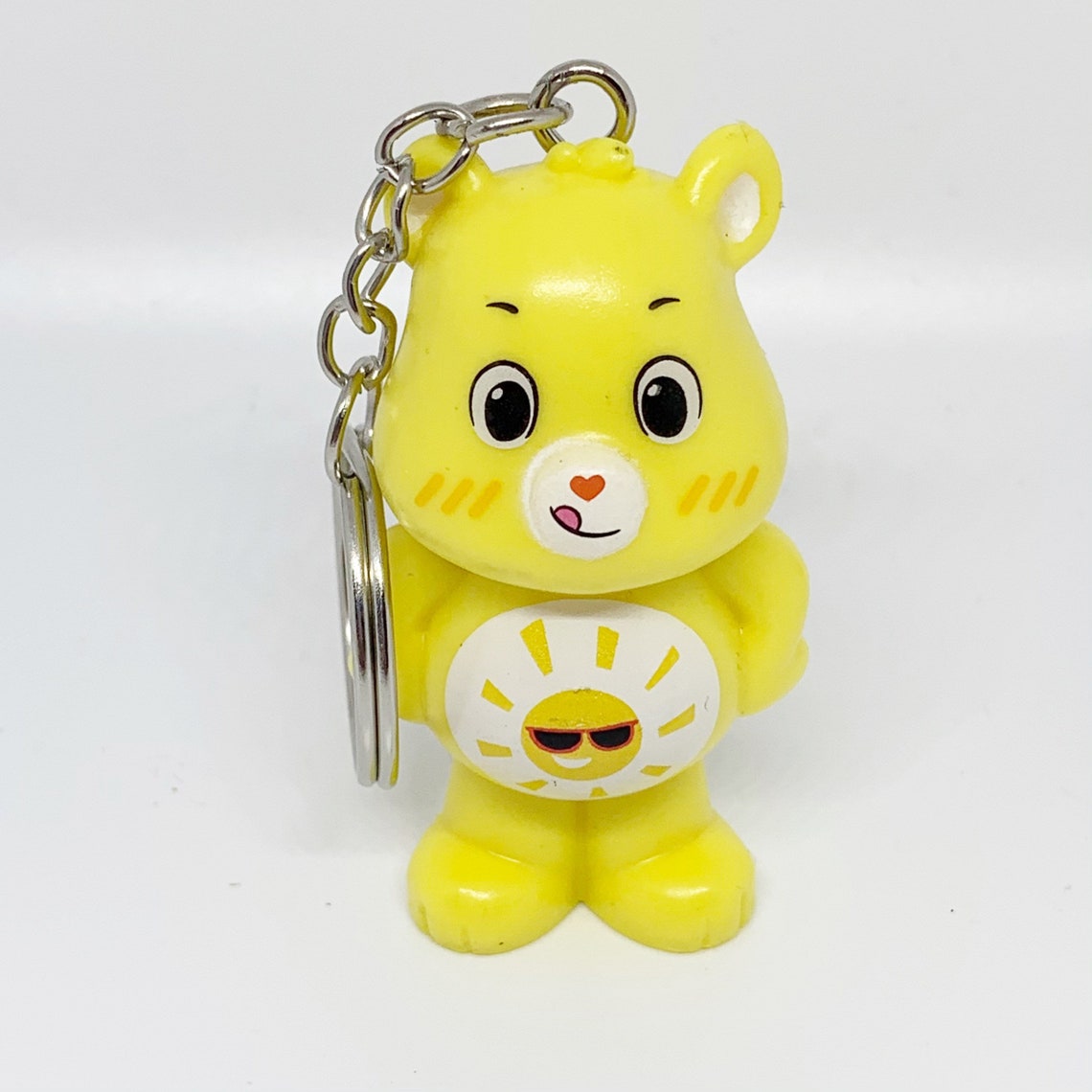 Care Bears Funshine Bear Keychain Etsy