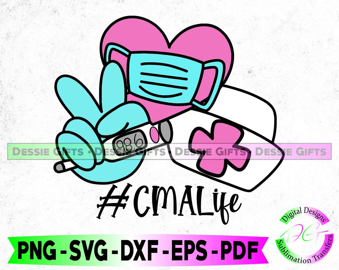 Download Peace Love CMA Life Nurse Lovers Funny Nursing Svg CMA Life | Etsy