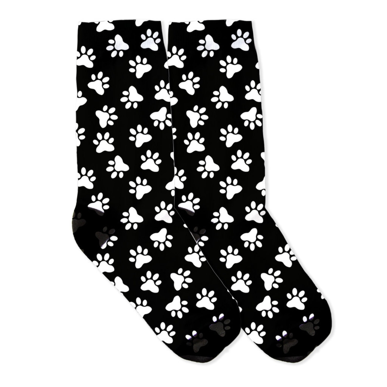 Dog Paw Print Socks Pet Paws Pattern Socks Labrador Gifts Etsy